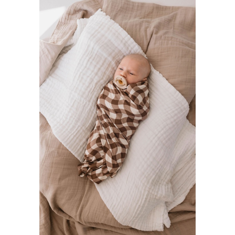 Bamboo Swaddle | Groovy Gingham