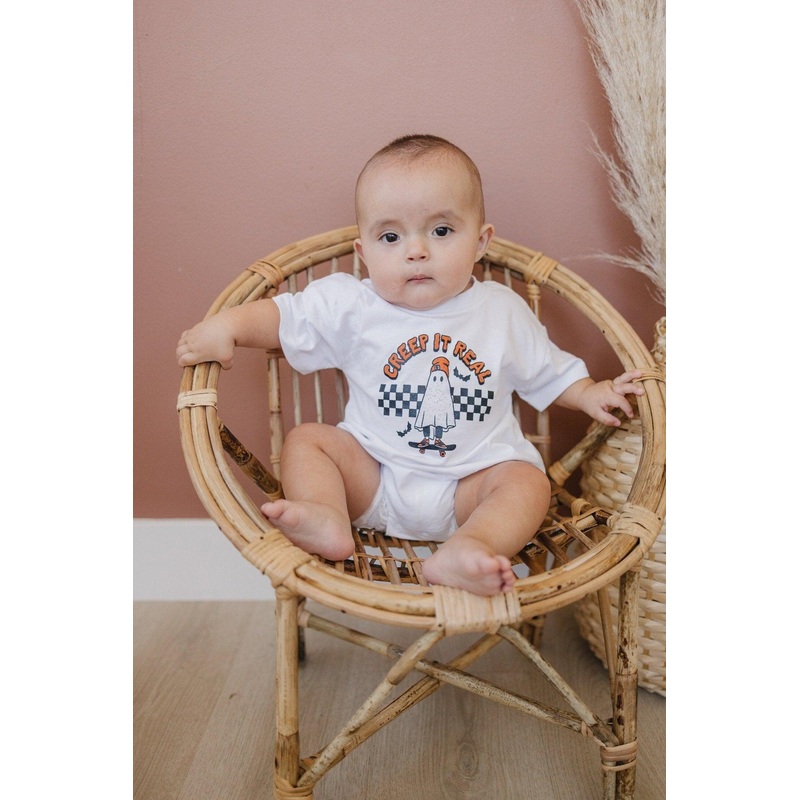 Creep It Real Organic Cotton T-Shirt Romper