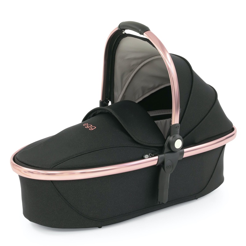 egg2 Carry Cot in Diamond Black