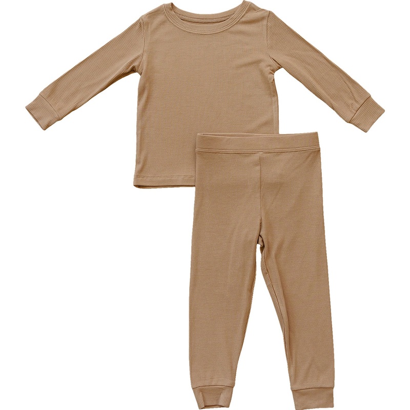Latte Ribbed Bamboo Cozy Set|6-12|18|2T|3T|4T|5T