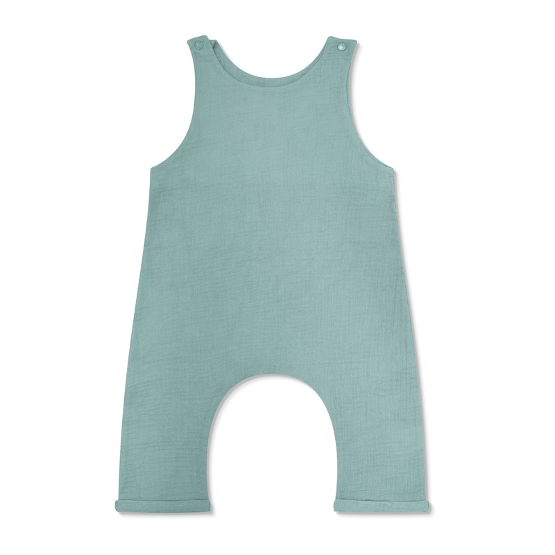 Muslin Jumpsuit – Teal|2T|3T|4T|Teal