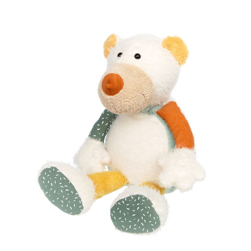 Patchwork Polar Bear Plush Toy