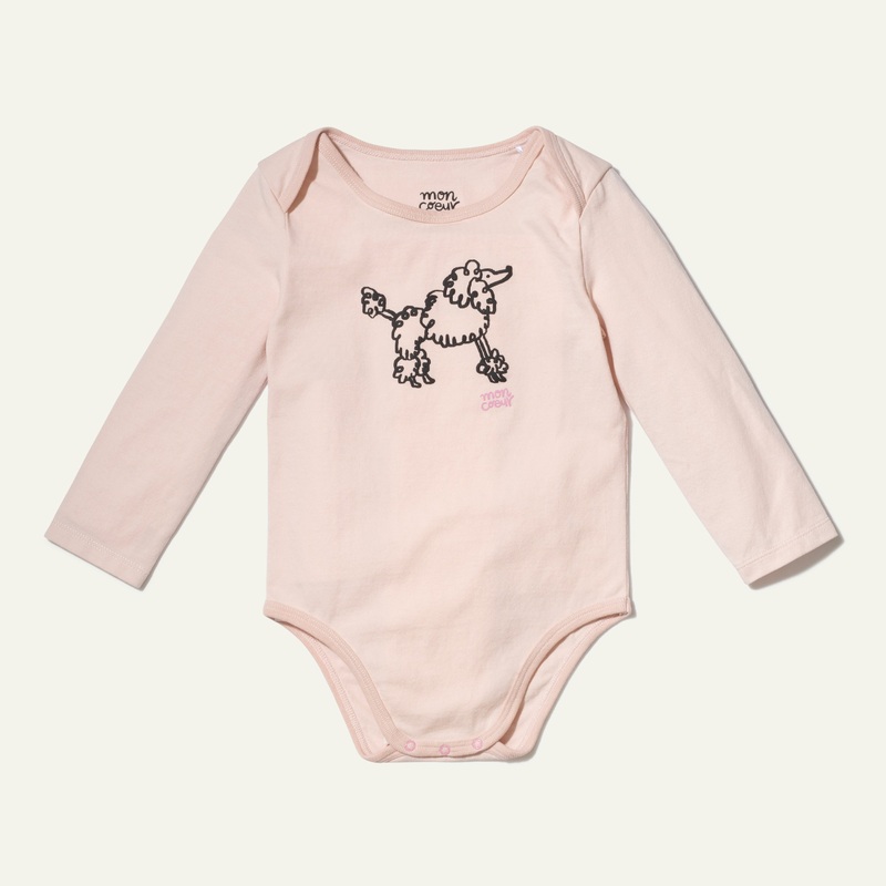 Recycled Cotton Coco Bodysuit|3/6M|6/12M|12/18M|18/24M|Festival Pink