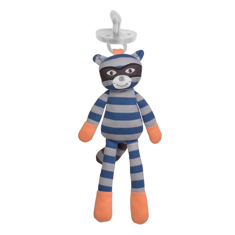 Robbie Raccoon – Pacifier Buddy