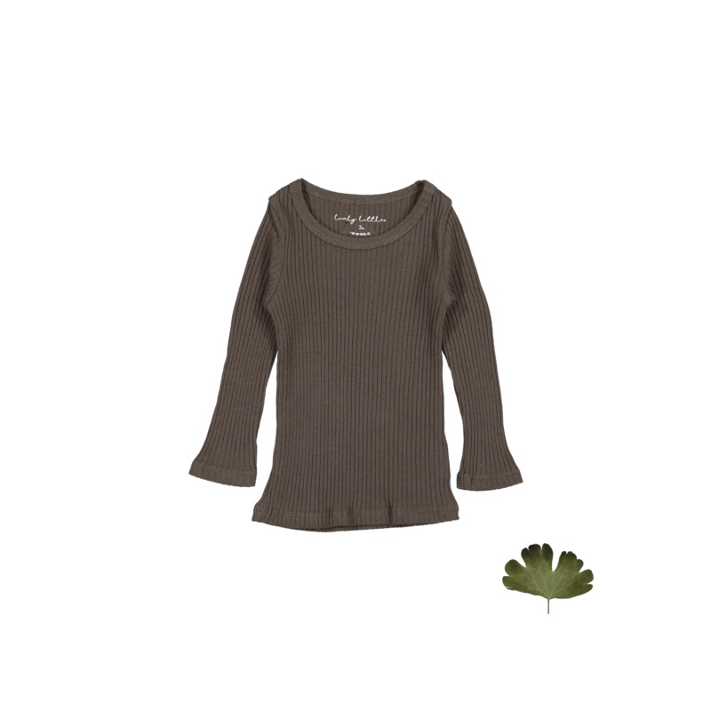 The Long Sleeve Tee – Cocoa|3m|6m|12m|18m|24m|36m|4y|6y|8y