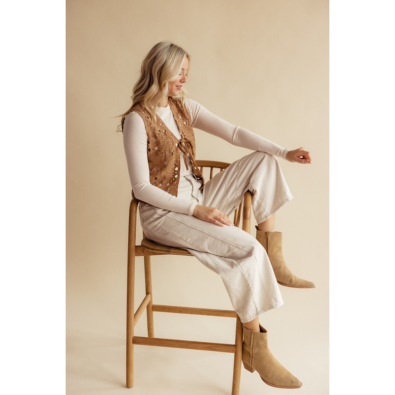 Amelie Crochet Vest|Sienna|S/M|M/L