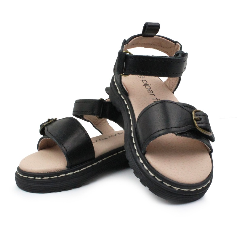 Black – Lug Sole Sandal|4|5|6|7|8|9|10|11|12|13|1K|2K