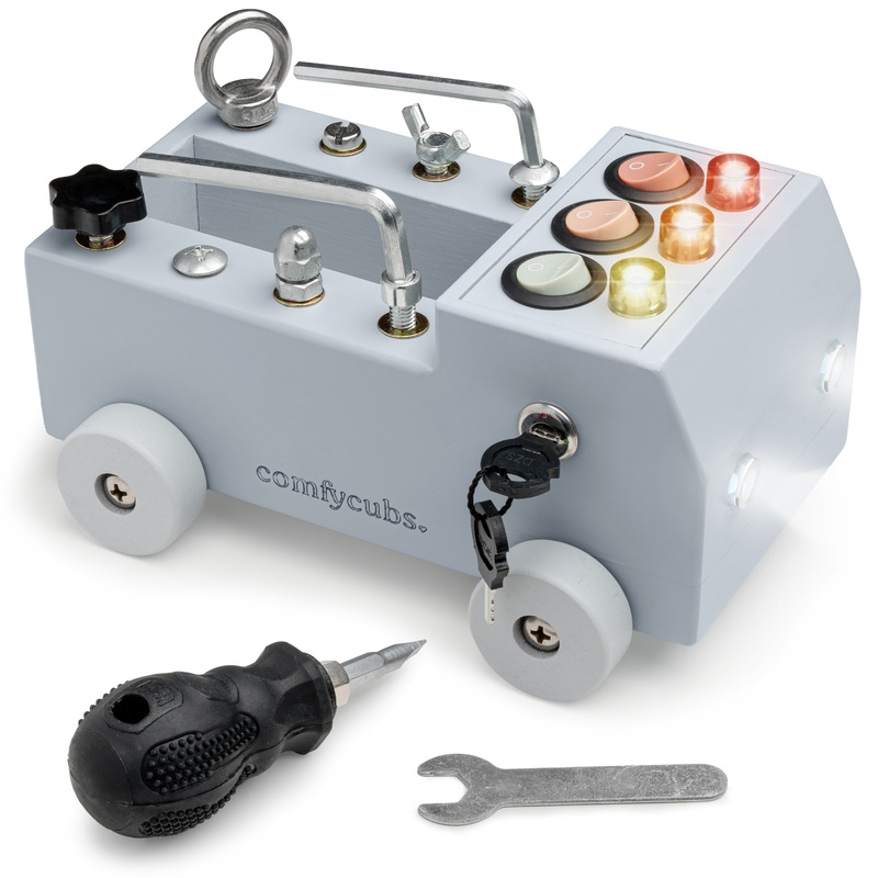 Busy Board Toy Truck Set for 3+ – Pacific Blue