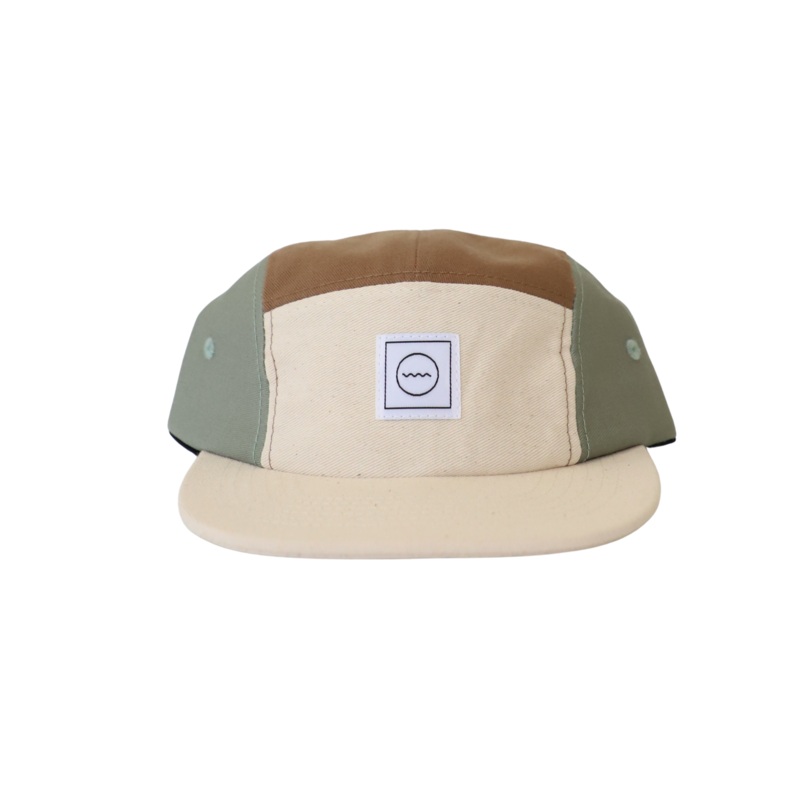 Cotton Five-Panel Hat in Coastline