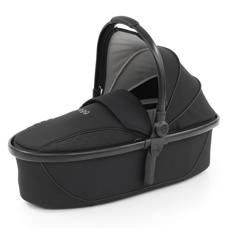 egg2 Carry Cot in Just Black