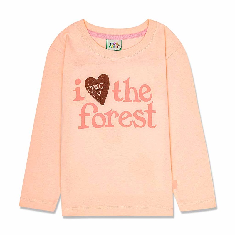 I Love The Forest Kid T-Shirt – Soft Pink