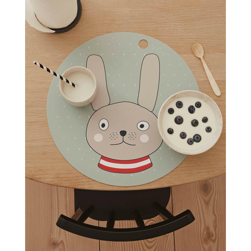 Placemat Rabbit – Minty