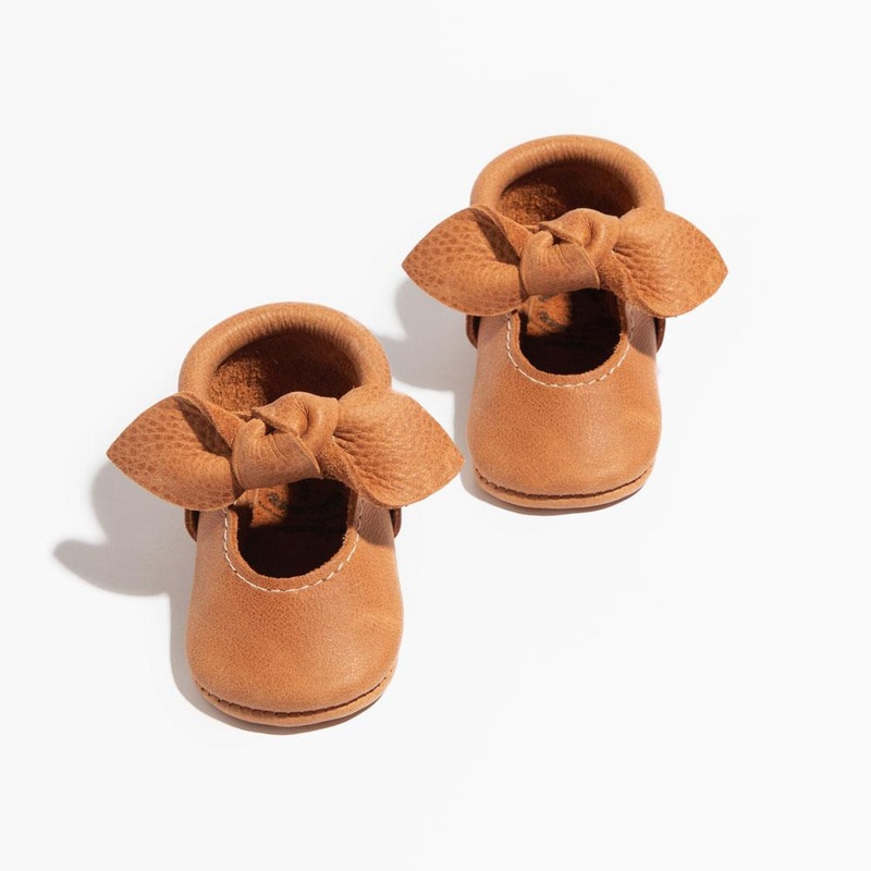 Zion Knotted Bow Baby Shoe|Soft Sole|Hard Sole|Newborn|1|2|3|4|5