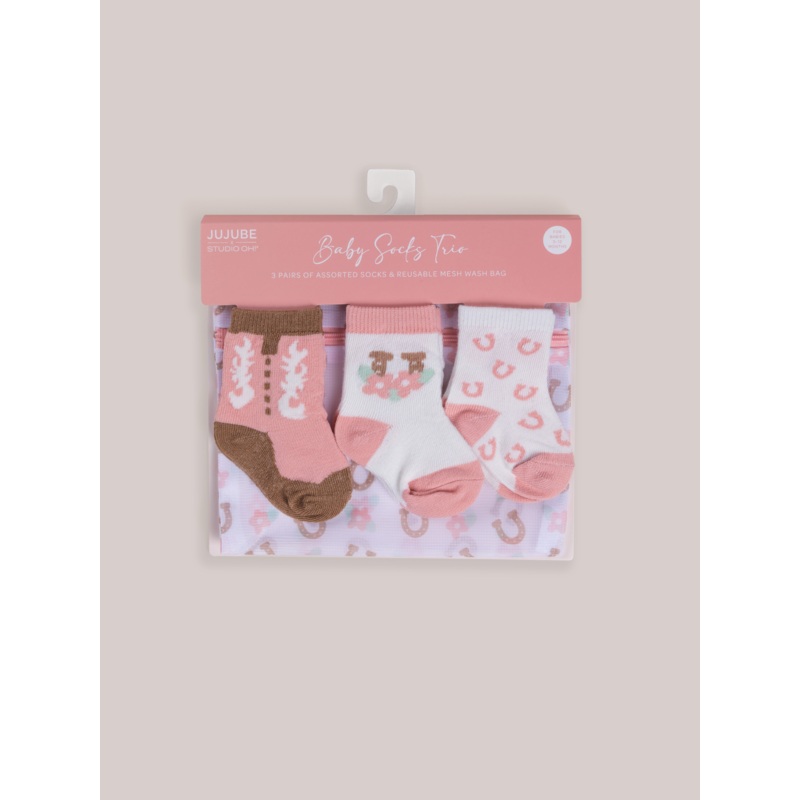 3-Pack Soft Durable Baby Socks Set – Bloomin’ Boot