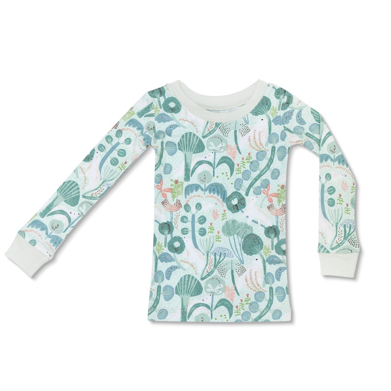 Bamboo Blend Pajamas – Minty Bear Bloom