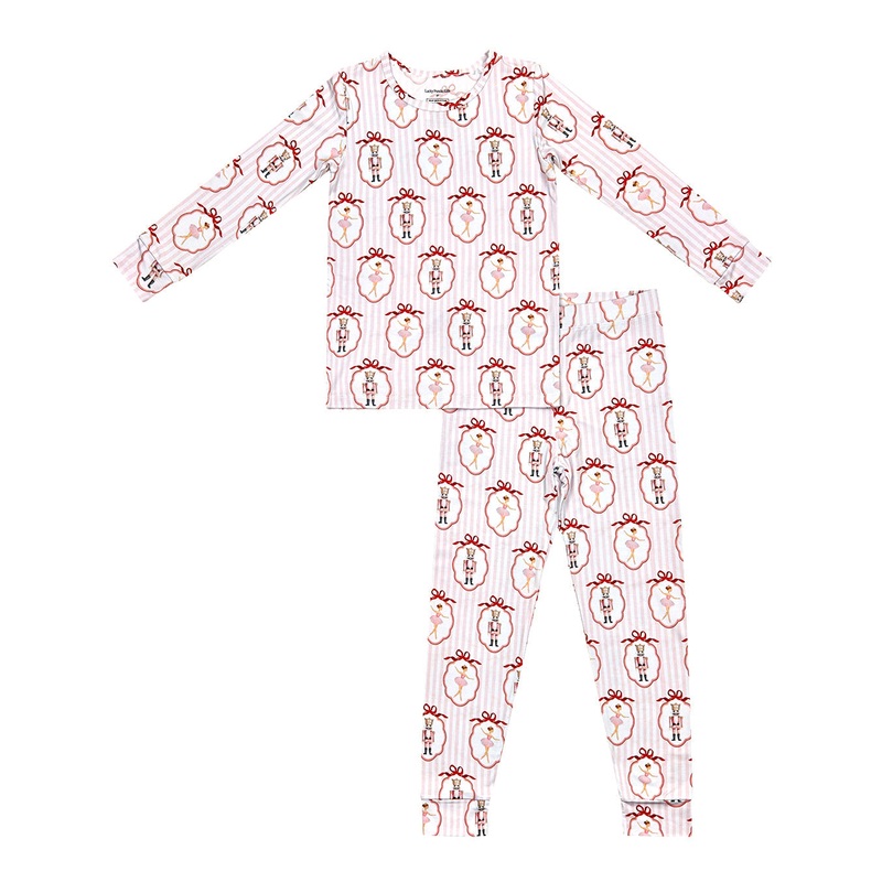Bamboo Two Piece Set | Pink Nutcracker
