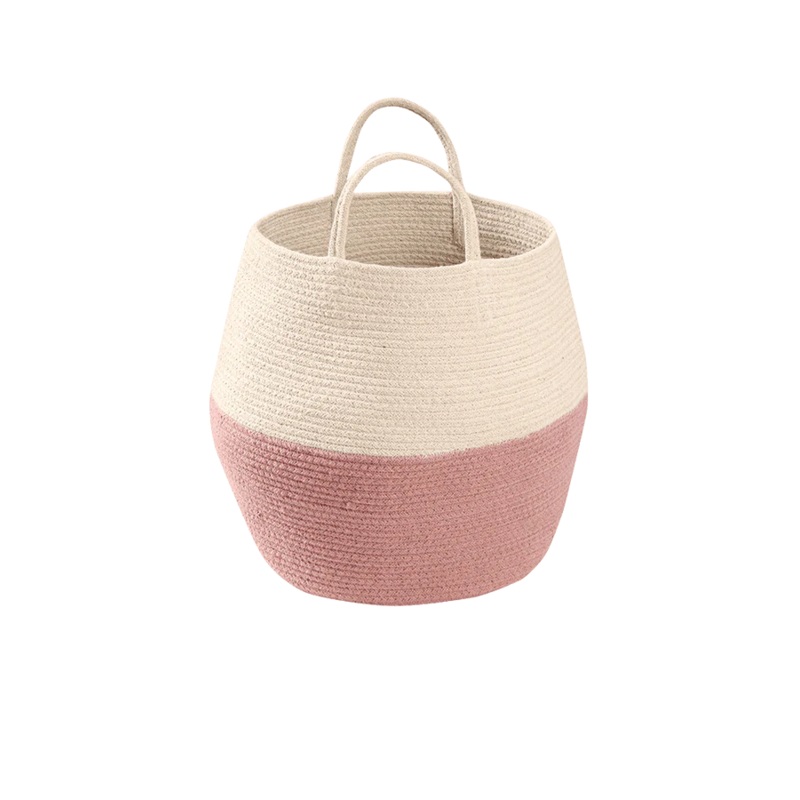 BASKET ZOCO ASH ROSE-NATURAL|35 x 30 cm|ROSE-NATURAL