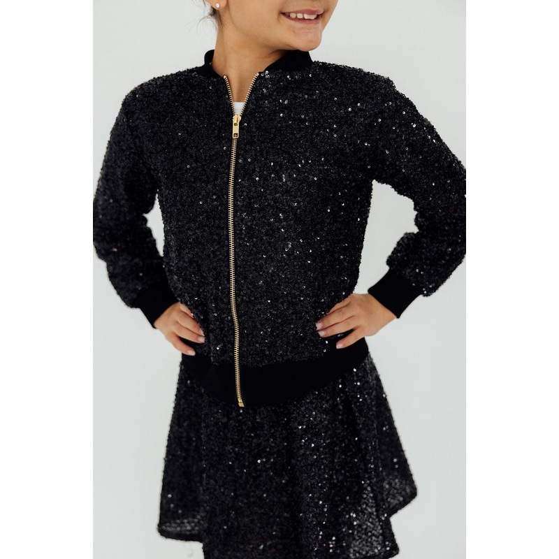 Black Sequin Jacket|2T|3T|4T|5/6|7/8|9/10|11/12