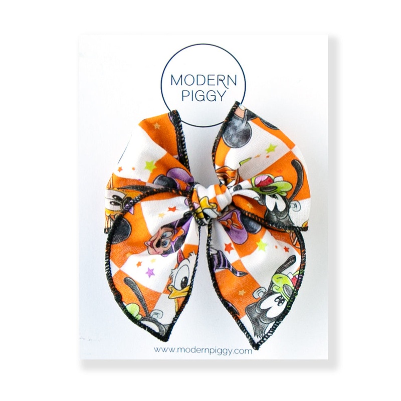 Boo Bash | Petite Party Bow|Alligator Clip|Nylon Headband