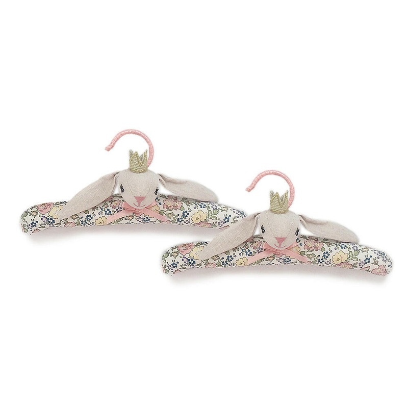 Bunny Princess Padded Baby Hangers Set Of 2