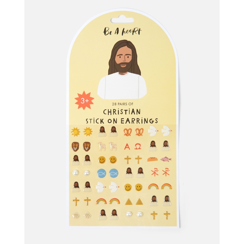 Christian Stick On Earrings