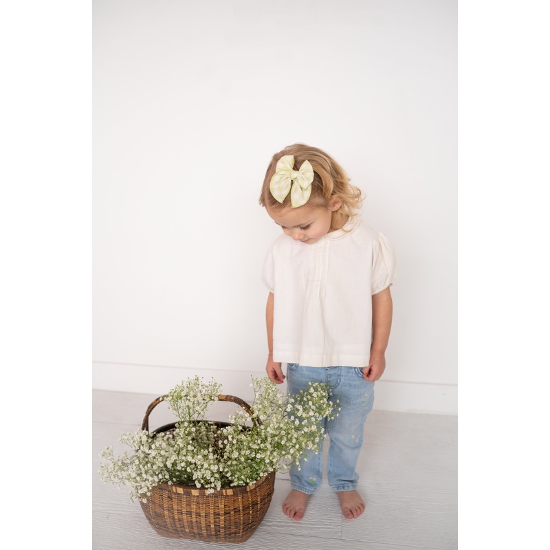 Clover | Petite Party Bow|Alligator Clip|Nylon Headband