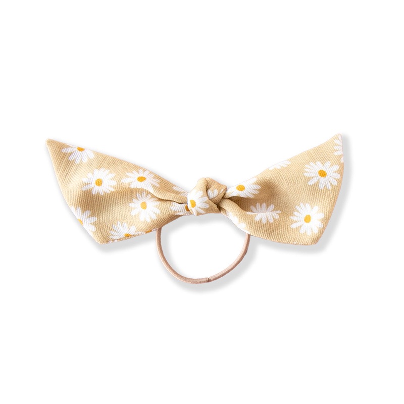 Daisy | Modern Knot|Beige Elastic|Black Elastic