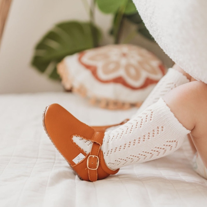 LLB Crochet Knee High Socks|2 Pairs of Pink Socks|2 Pairs of Vanilla Cream Socks|2 Pairs of White Socks|0-18 Months|1.5-3 Years