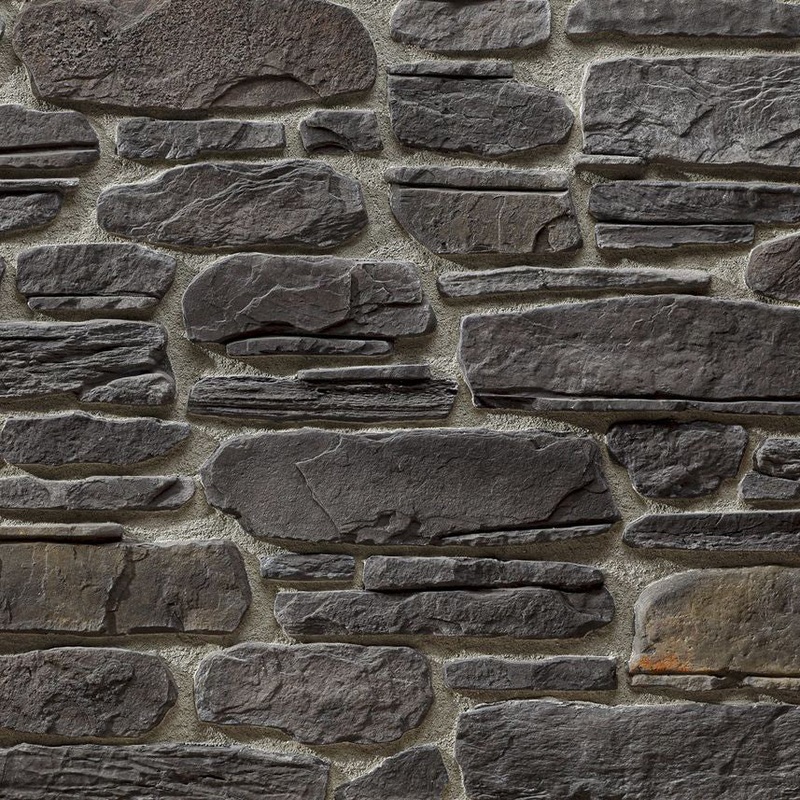 Pastoral Anthracite Slate Look Manufactured Stone Handmade Veneer – Livfloors Collection