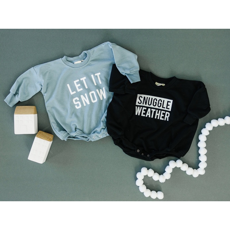 Snuggle Weather Sweatshirt Romper