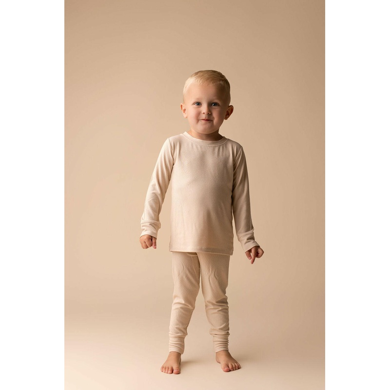 Tan Ribbed Two Piece Set|2T|3T|4T|5T|6T|7/8