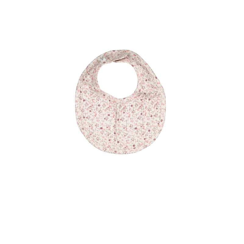The Printed Bib – Dusty Mauve Floral