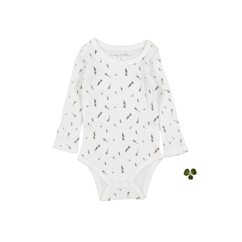 The Printed Long Sleeve Onesie – Tulip