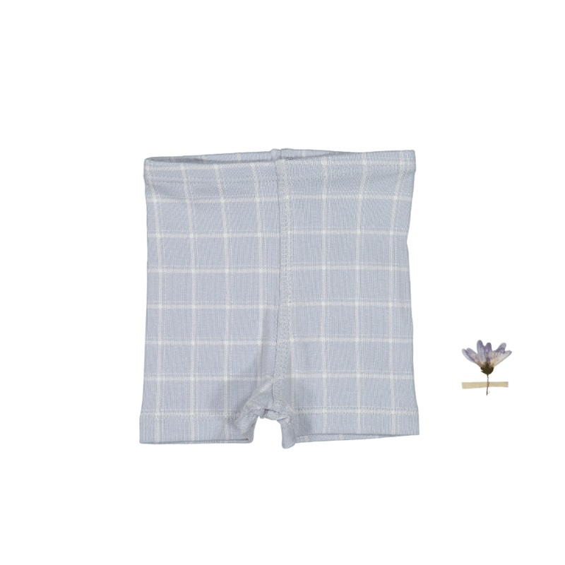 The Printed Short – Blue Grid|3m|6m|12m|18m|24m|36m|4|6|8