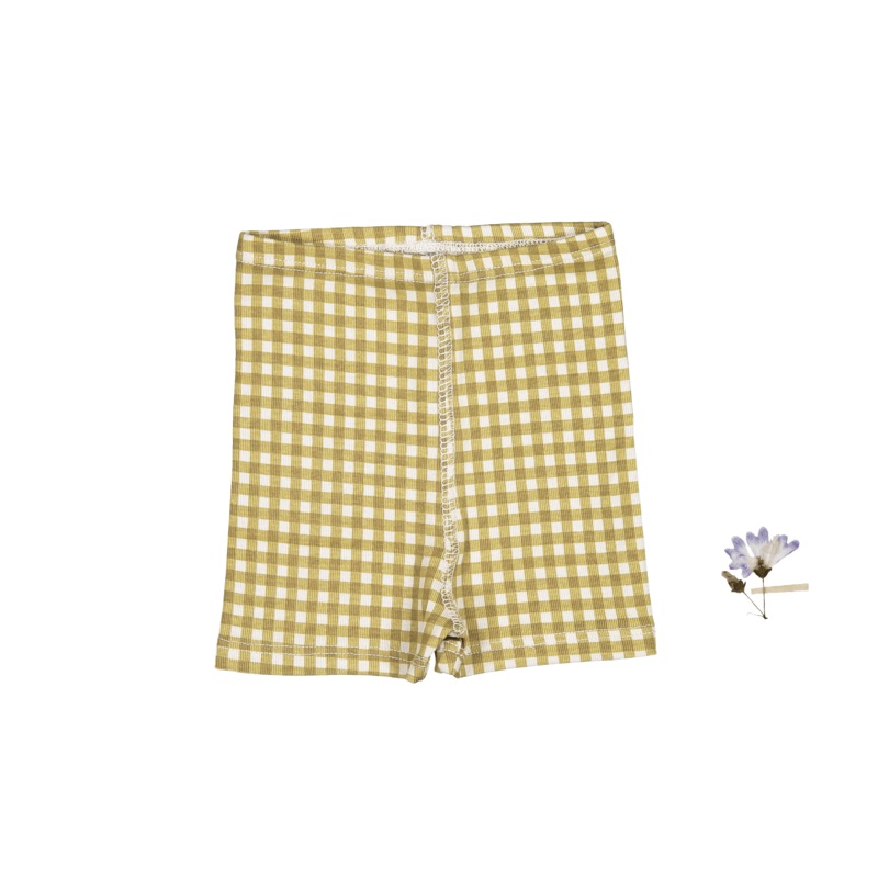 The Printed Short  – Golden Gingham