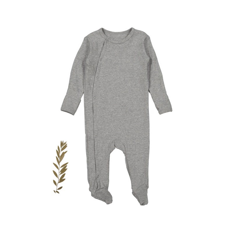 The Snap Romper – Heather|00m|0m|3m|6m|12m|18m|24m