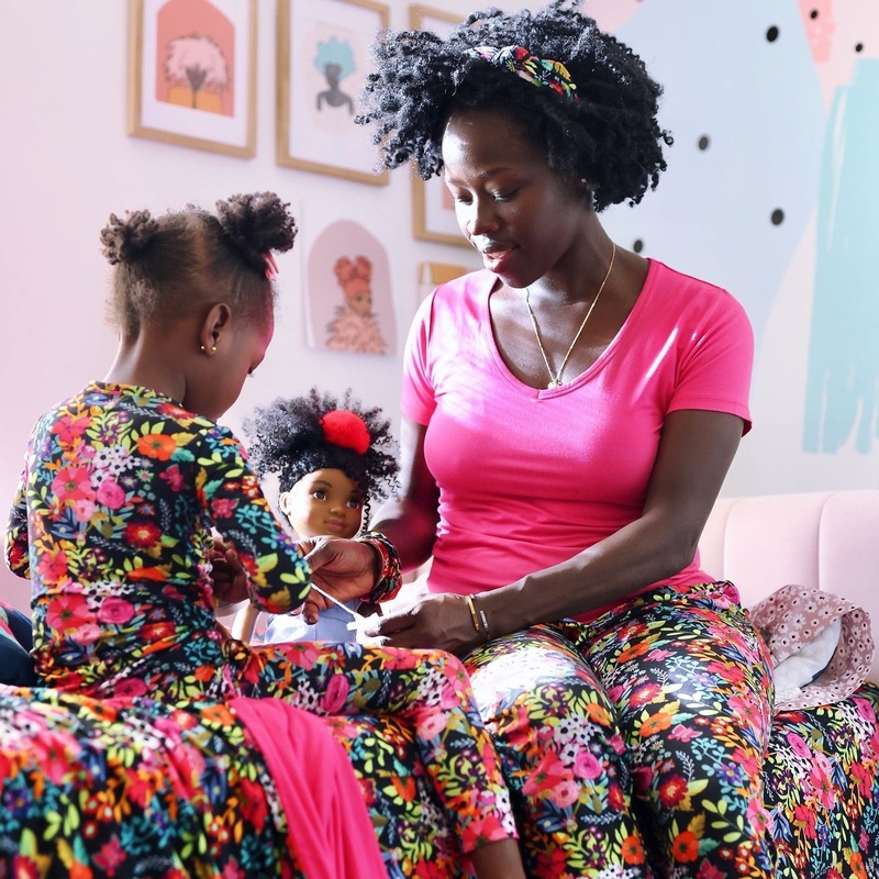 Floral Tapestry Top Knot