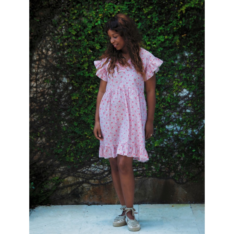 Francoise Dress – Dalia Cerise