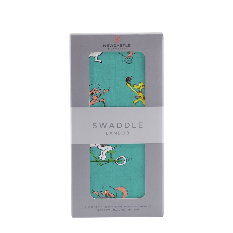 Go, Dog. Go! Bamboo Muslin Swaddle