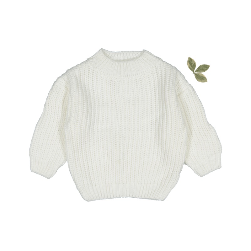 The Chunky Knit Sweater – White