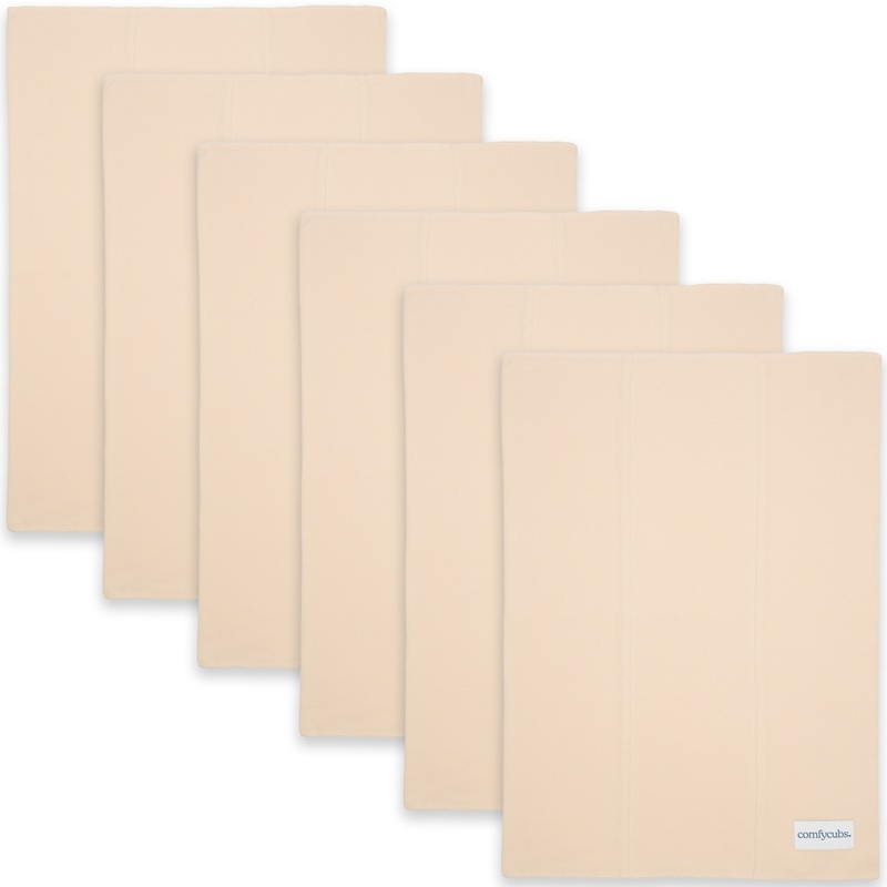 Cotton Burp Cloths by Comfy Cubs – Cream