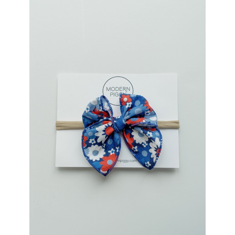 Freedom Floral | Petite Party Bow