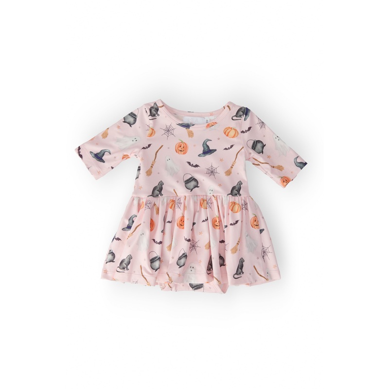 Hey Boo 3/4 Sleeve Twirl Bodysuit