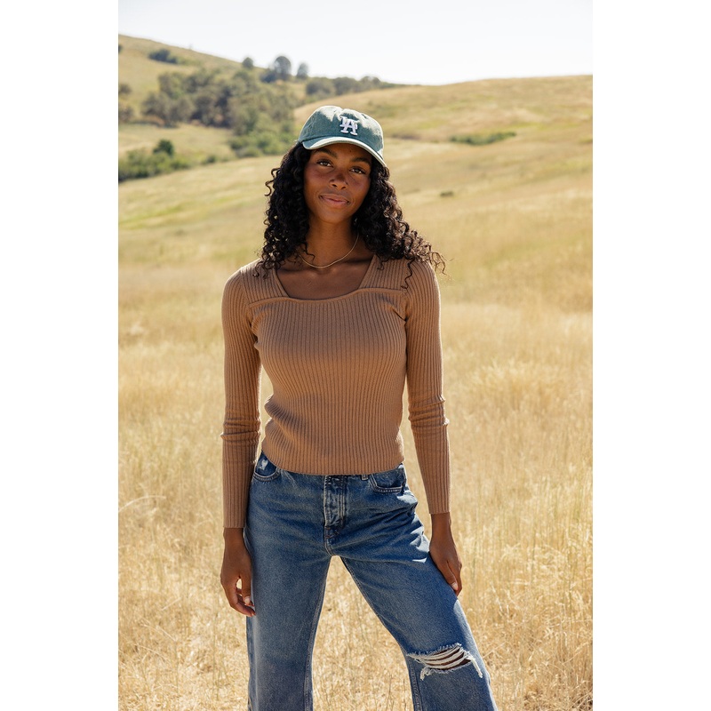 Hopeless Romantic Square Neck Top