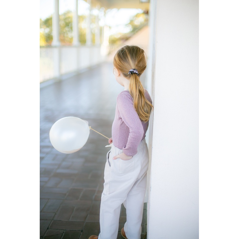 Kids Long Sleeve Cozy Tee – Lilac