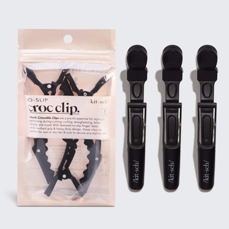 No Slip Crocodile Clip 3pc – Black
