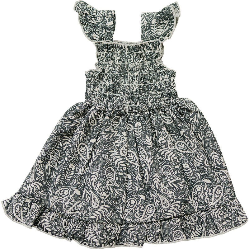 Paisley Smocked Dress|0-3|3-6|6-12|18|2T|3T|4T|5T|6Y|7Y