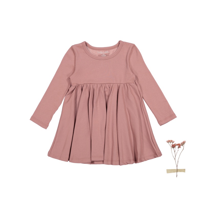 The Long Sleeve Dress – Rosewood