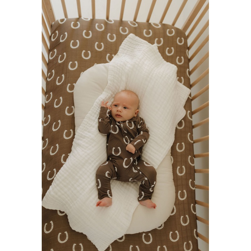 Bamboo Zip Pajamas | Giddy Up|Newborn|0-3 Months|3-6 Months|6-12 Months|12-18 Months|18-24 Months