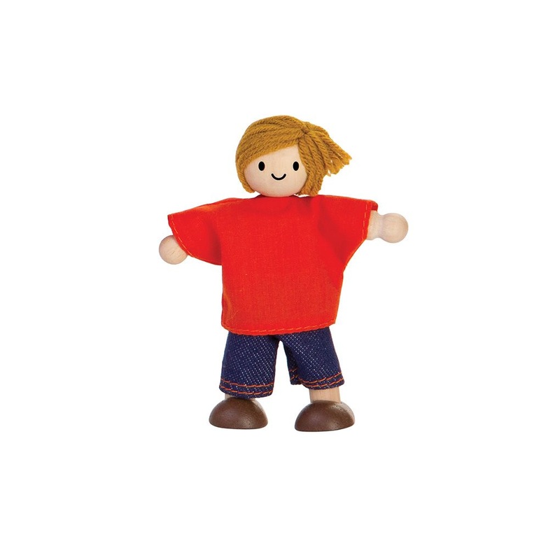 Boy Dollhouse Figure – Light Skin Tone